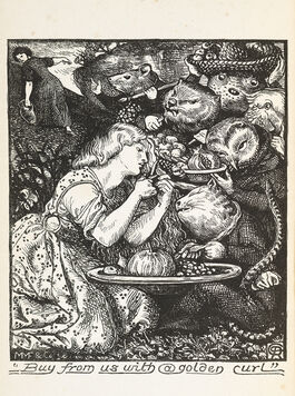 Christina Rossetti: Goblin Market (Laura with goblin men)